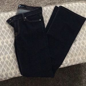 NWOT 7 for All Mankind skinny boot cut jeans sz 28